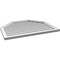 Ekena Millwork Octagonal Top Surface Mount PVC Gable Vent w/ 2"W x 1-1/2"P Brickmould Frame, 38"W x 30"H GVPOT38X3002SN - alternate 2